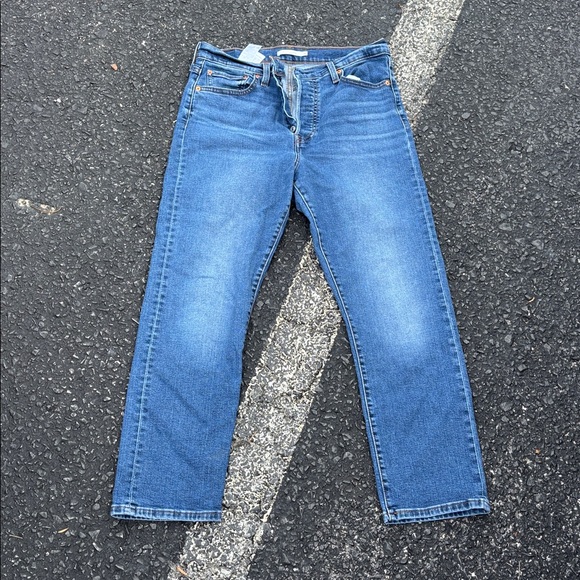 Medium Wash wedgie straight - Picture 1 of 3